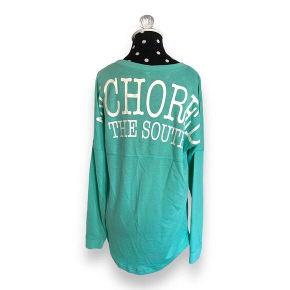 Red Camel Womens Shirt XS Spirit Top Seafoam Green Anchored in the South Jersey - Picture 3 of 10